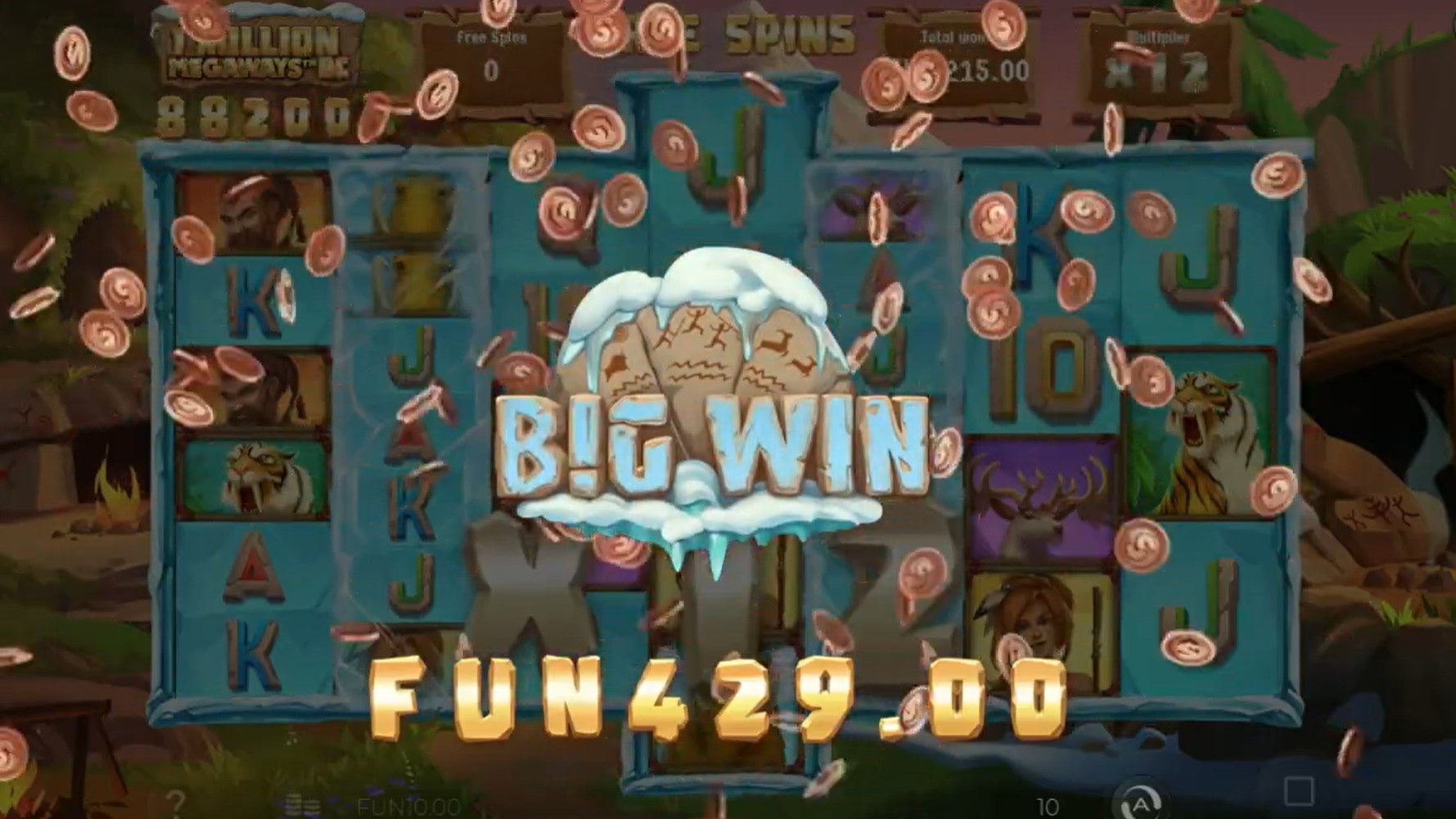 1 Million Megaways BC big win Iron Dog Studio