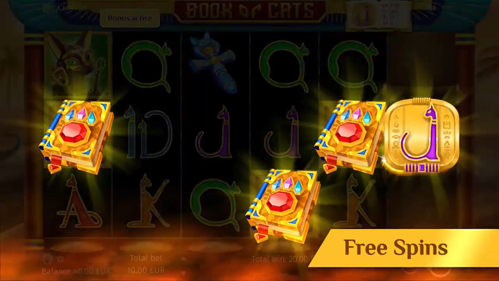 Book of Cats free spin BGaming