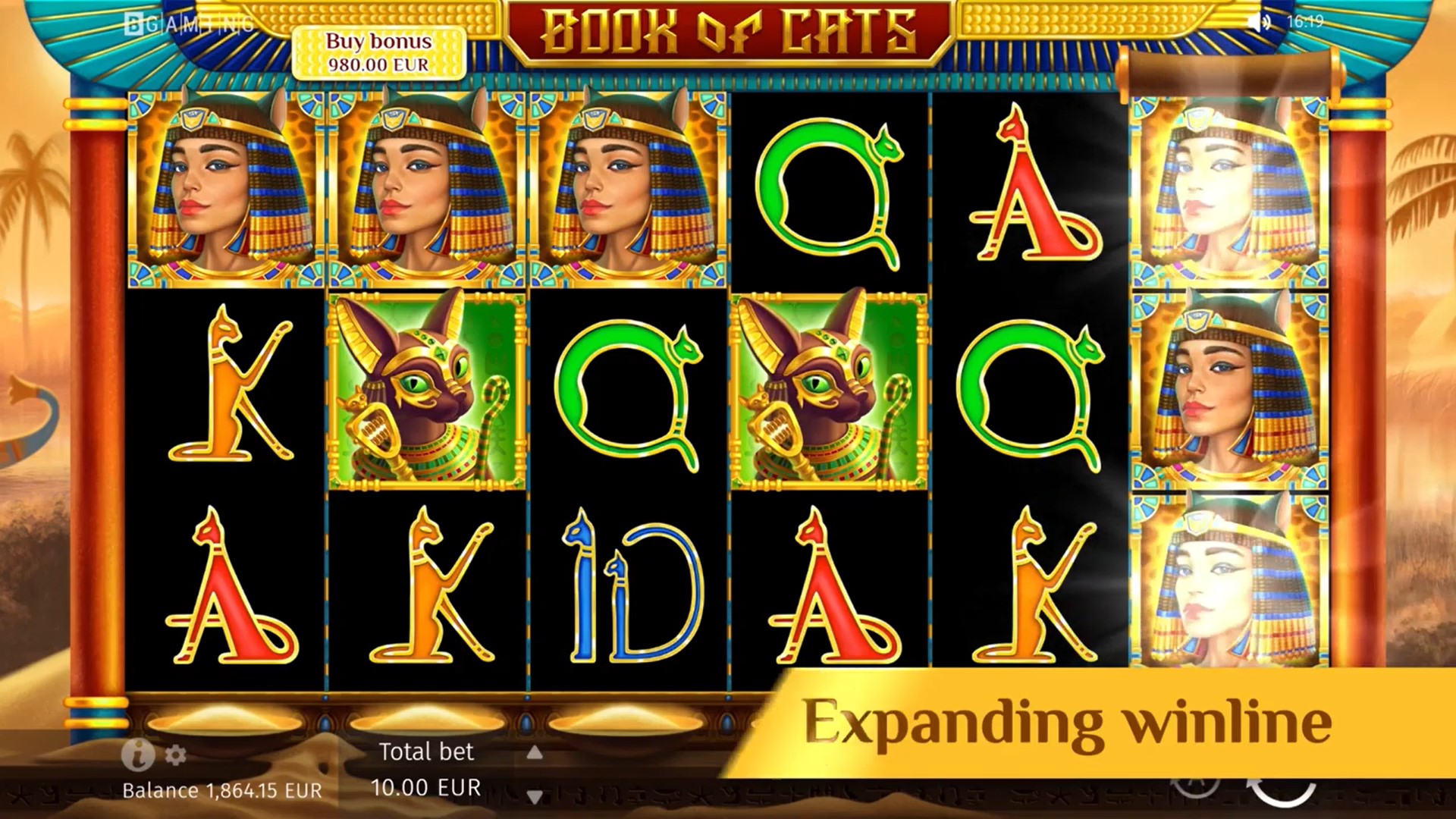 Book of Cats wild BGaming