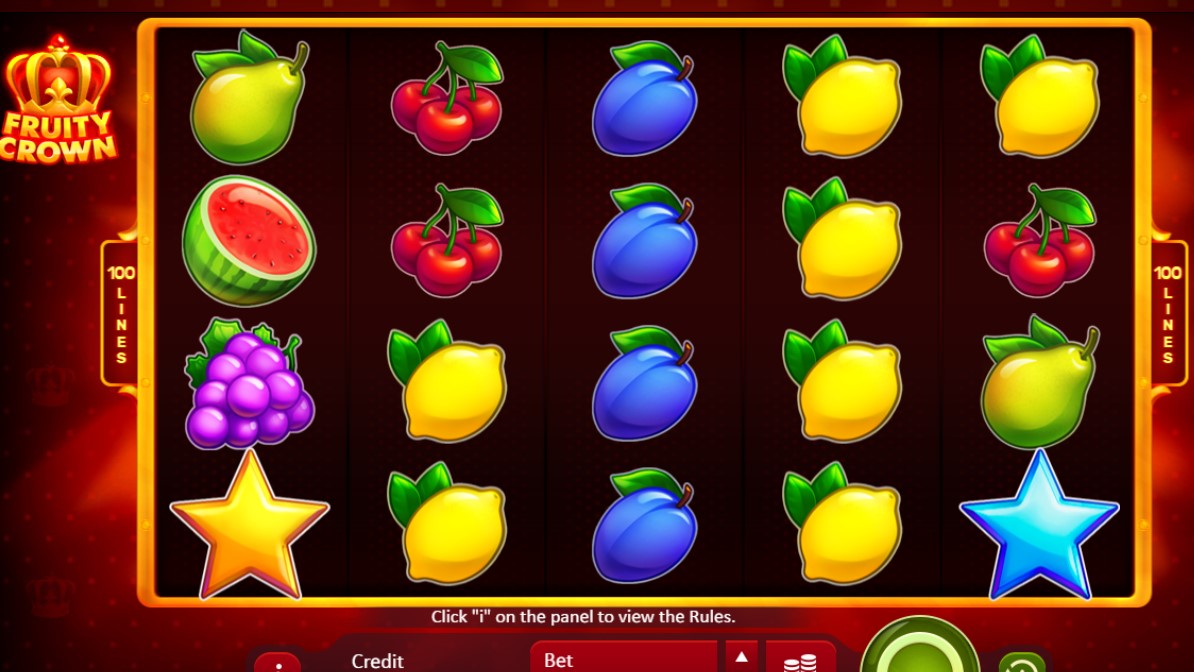 Fruity Crown grid Playson