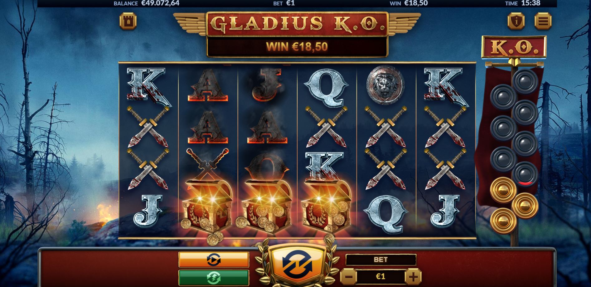 Gladius K.O. 11 Green Jade Gaming