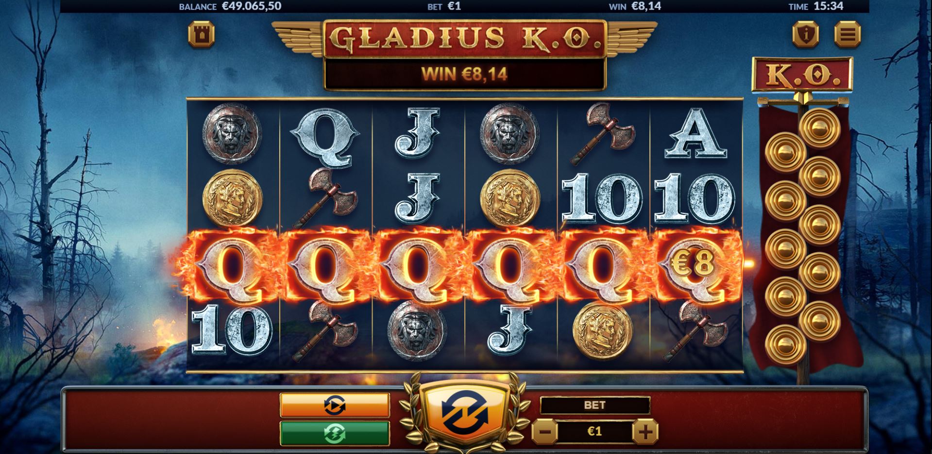 Gladius K.O. 3 Green Jade Gaming