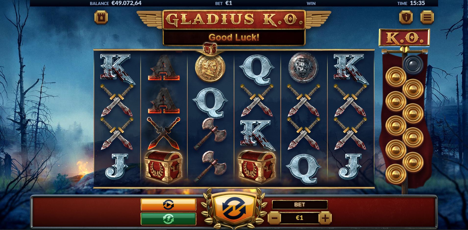 Gladius K.O. 5 Green Jade Gaming