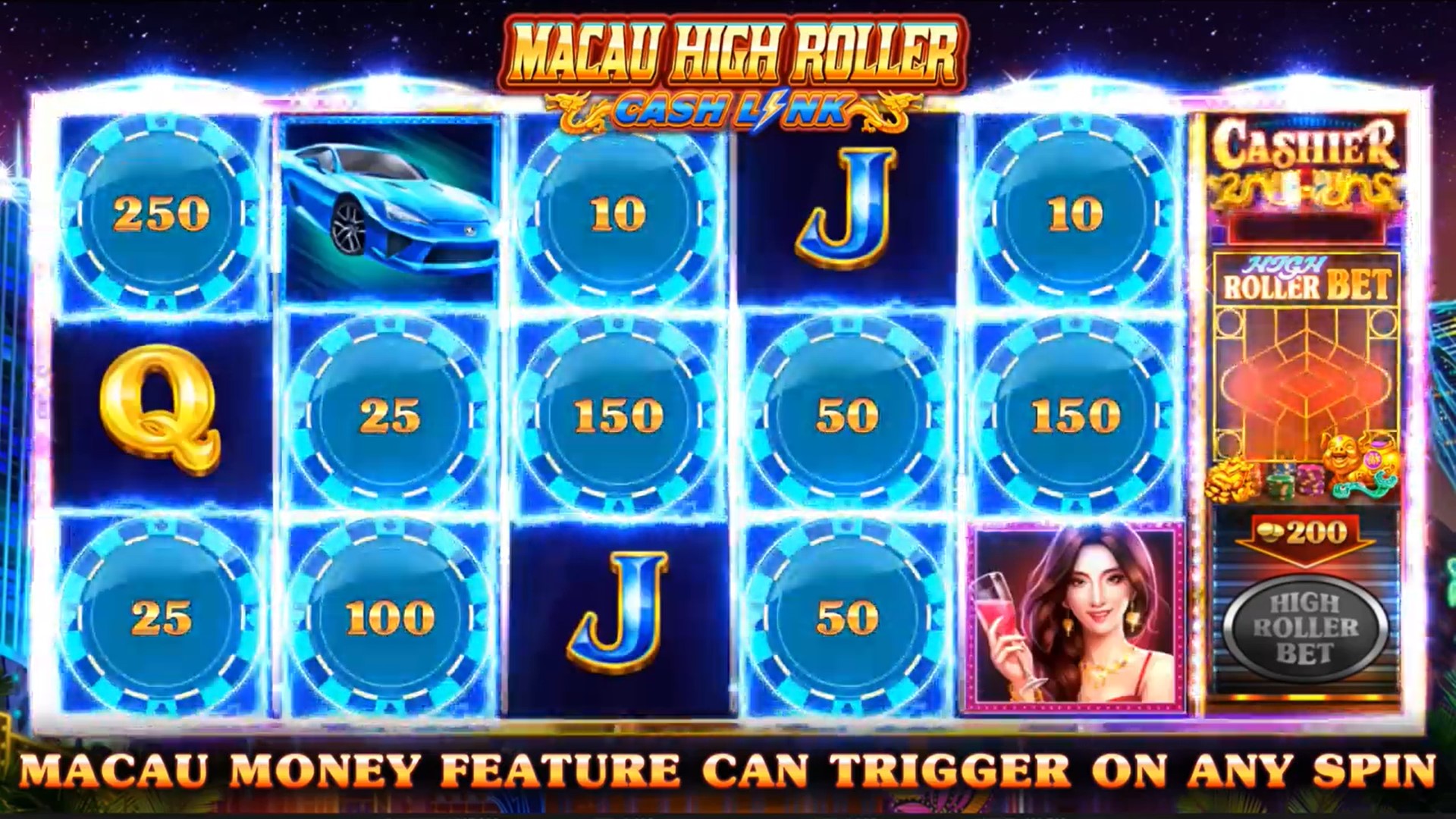 Macau High Roller money feature iSoftBet
