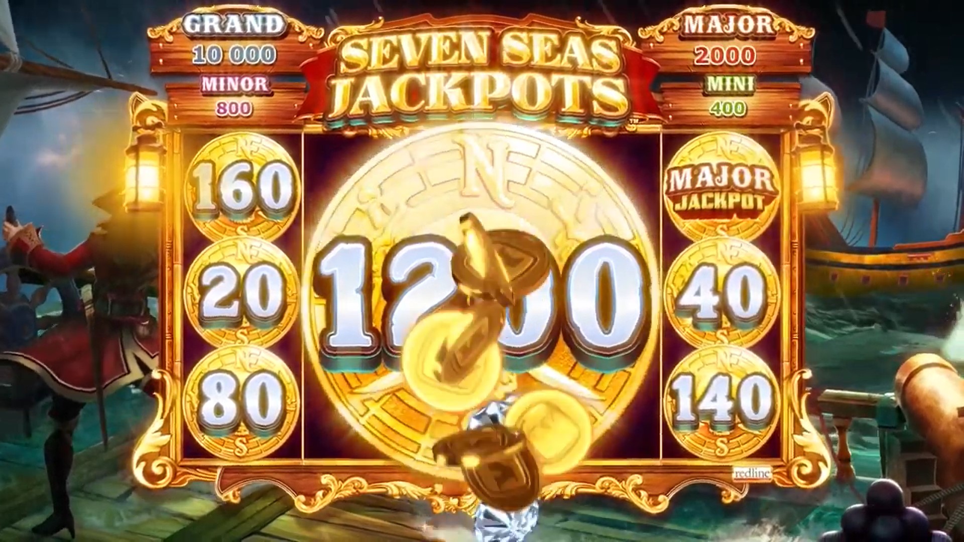 Seven Seas Jackpot big coin Greentube