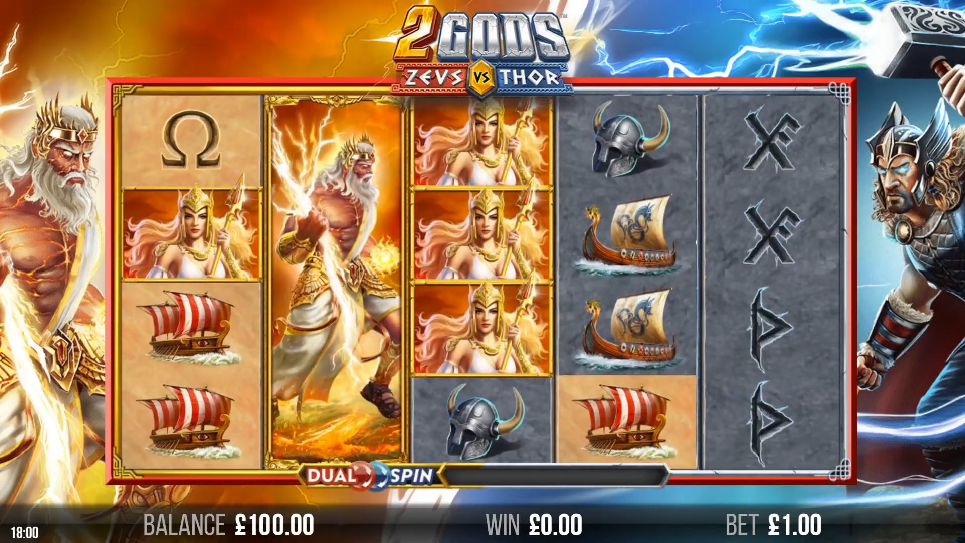 2 Gods Zeus vs ThorS GRID 4ThePlayer