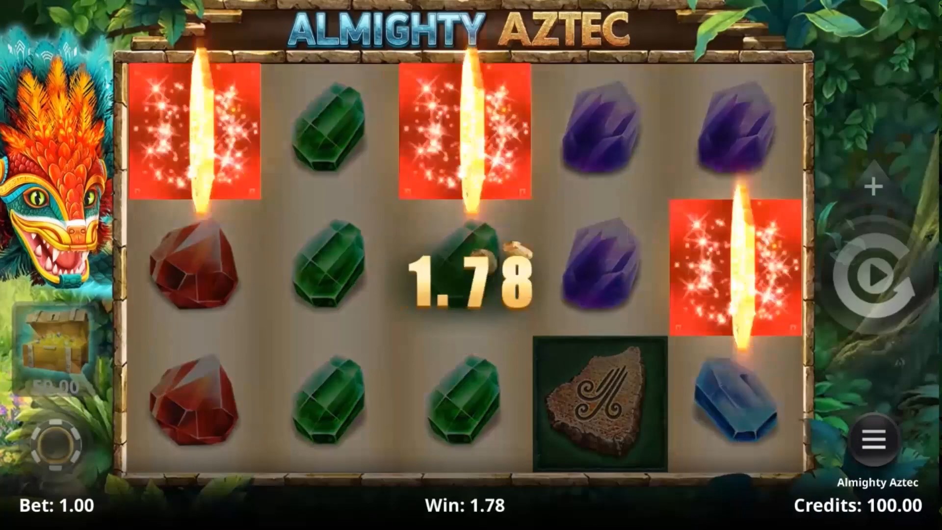 Almighty Aztec win SpinPlay Games