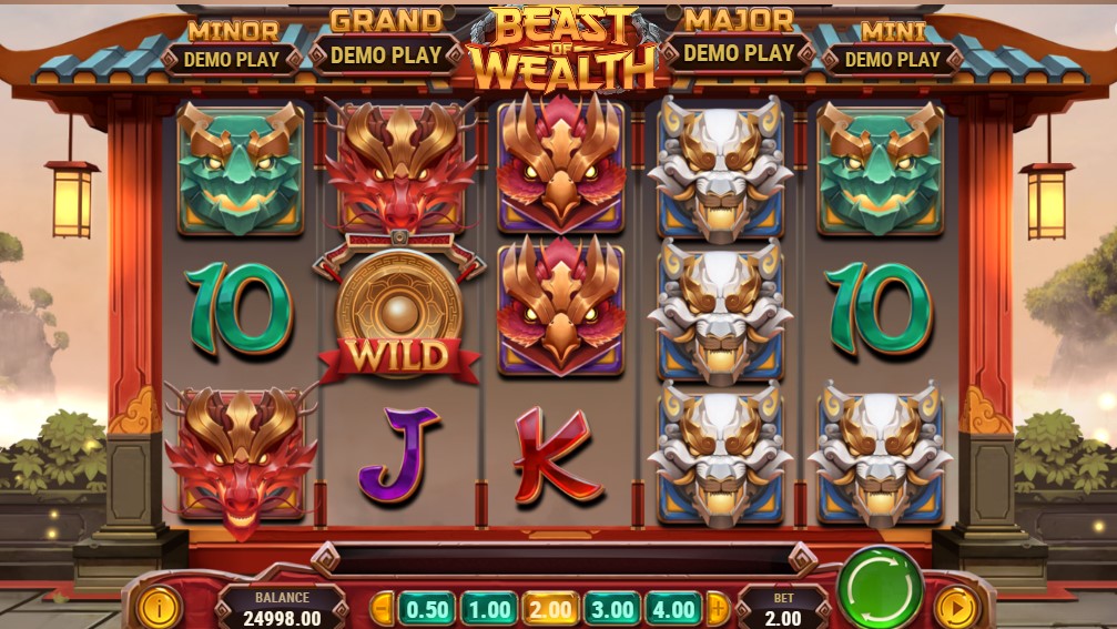 Beast of Wealth grid 2 Playn GO