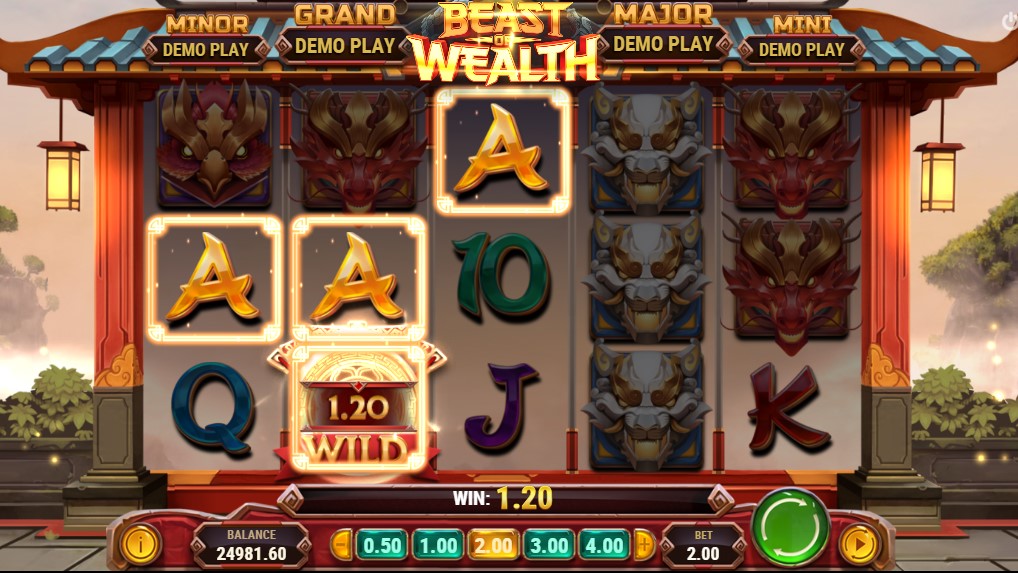 Beast of Wealth win 2 Playn GO