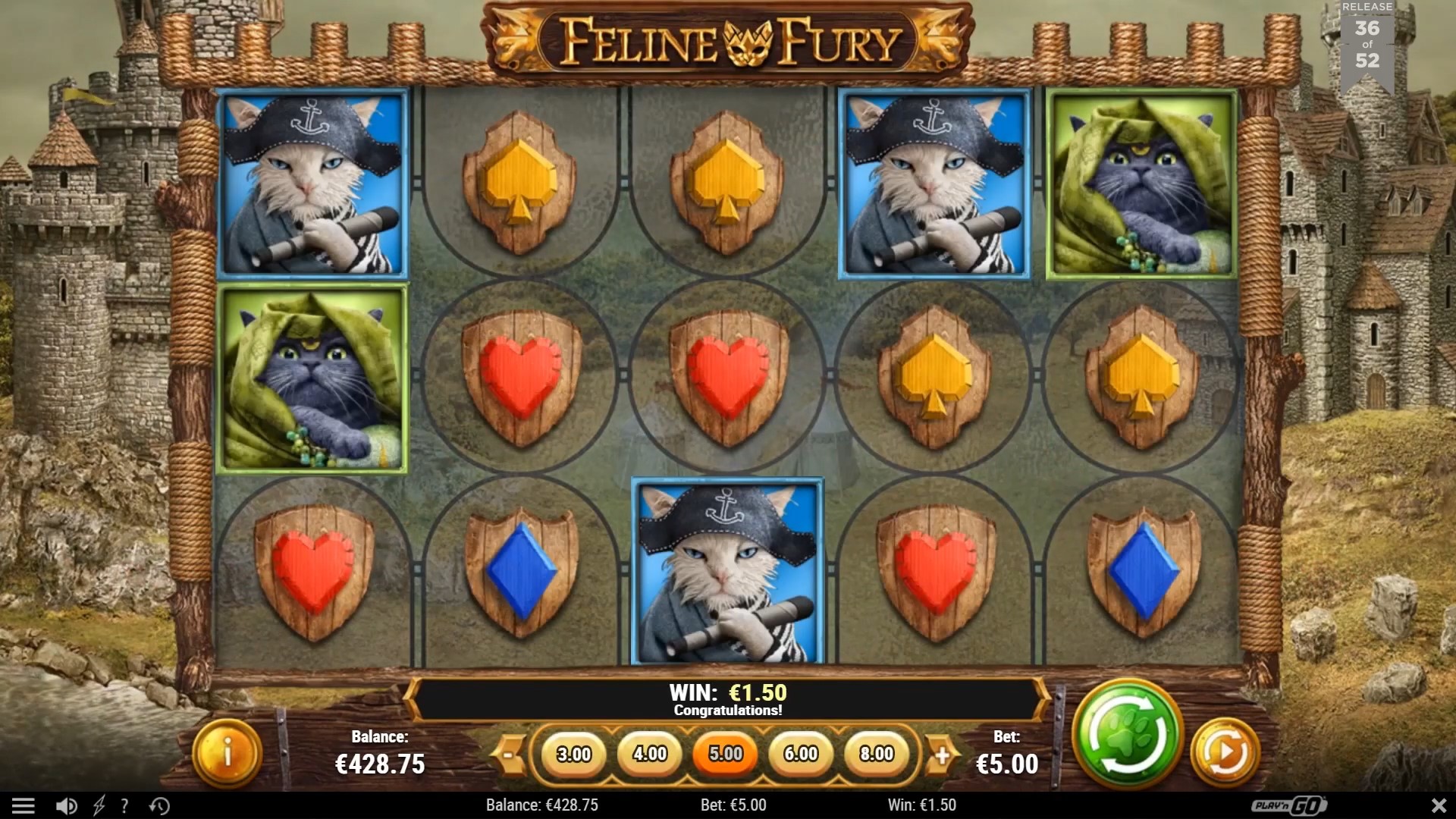 Feline Fury grid 1 Playn GO