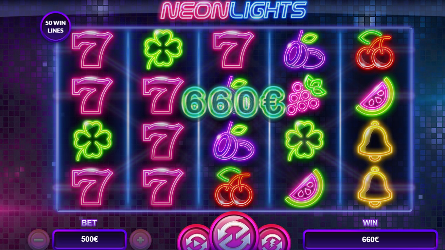 Neon Lights win 2 Green Jade Games