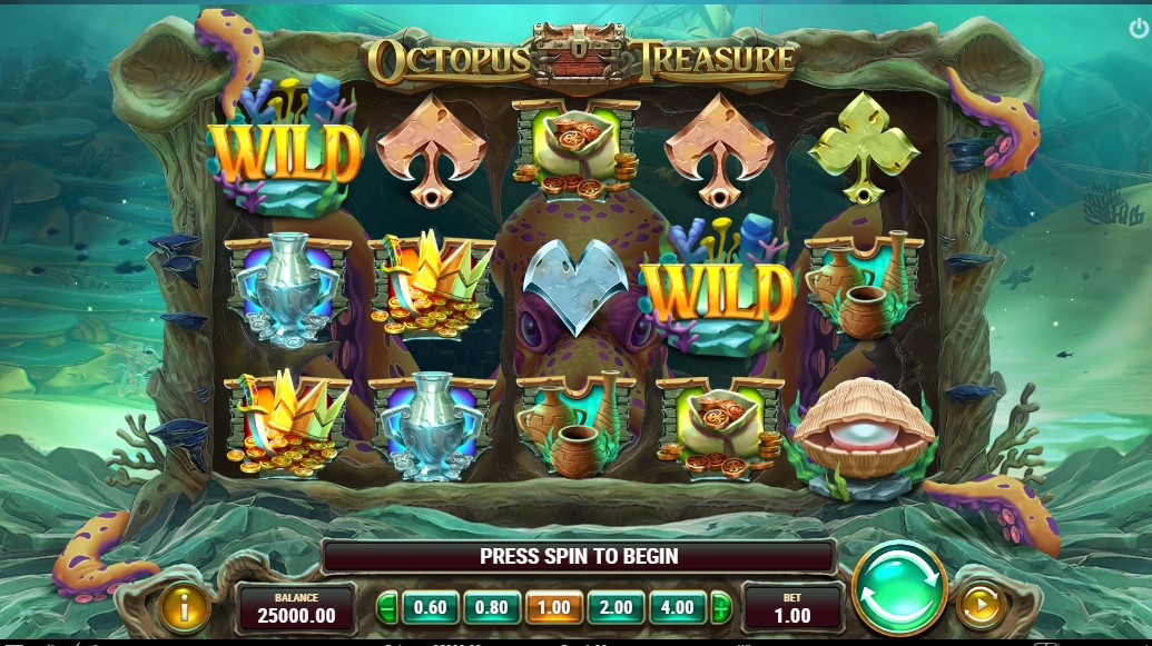 Octopus Treasure grid Playn GO