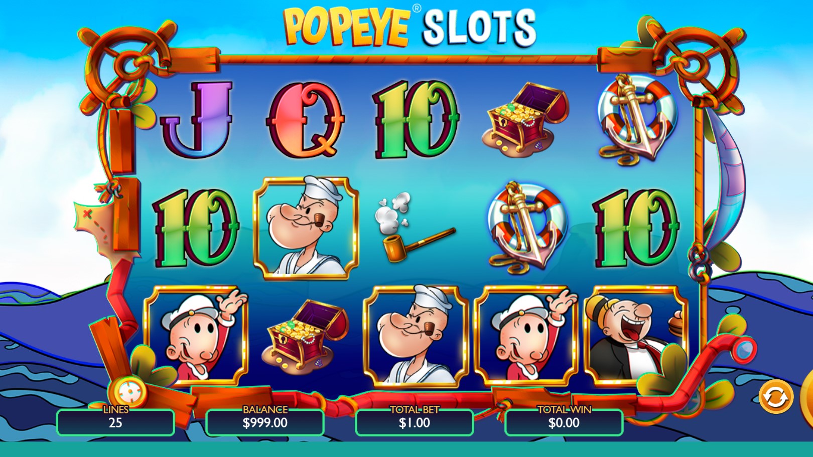 Popeye Slots 2 Vibra Gaming