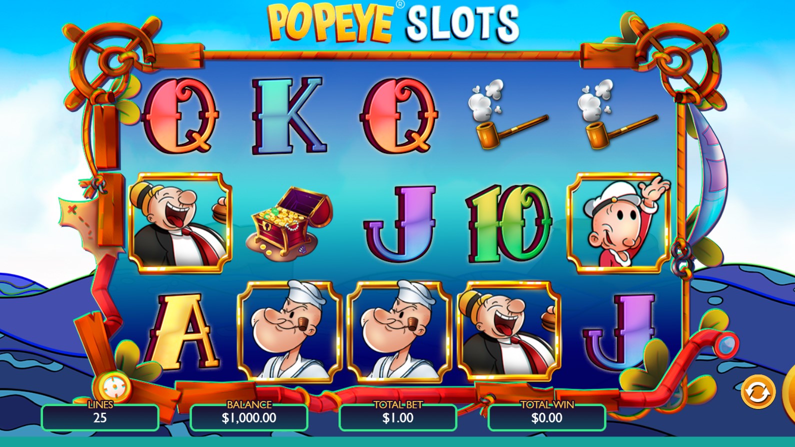 Popeye Slots Vibra Gaming