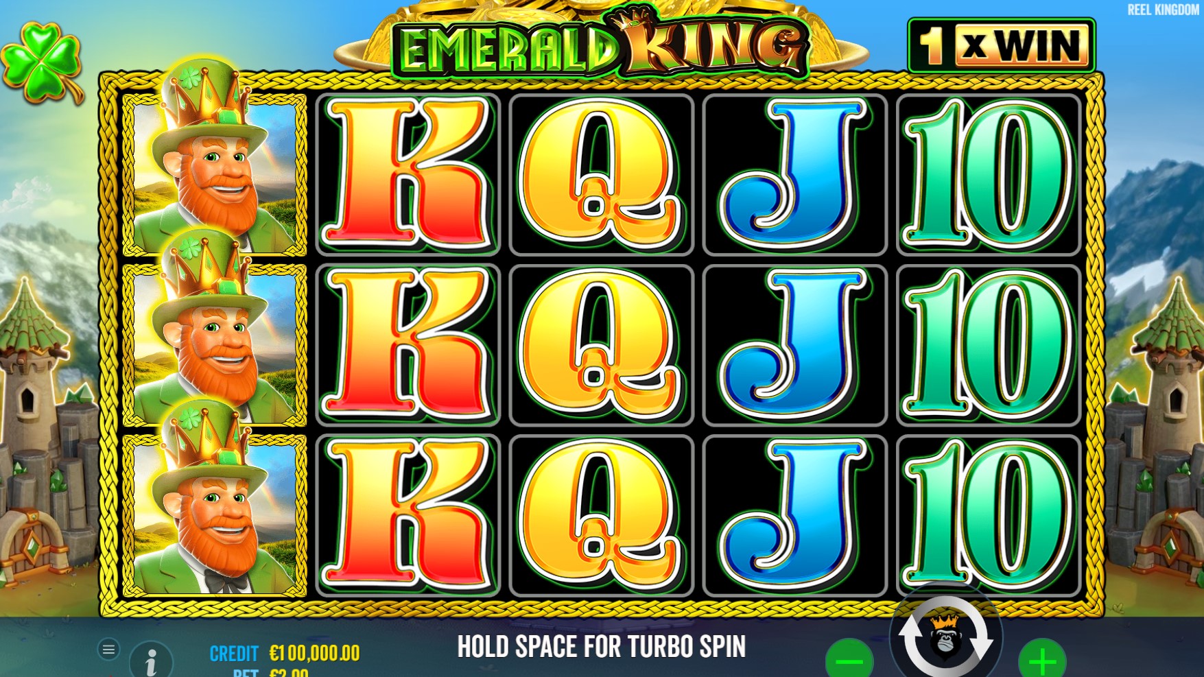 Emerald King grid Pragmatic Play