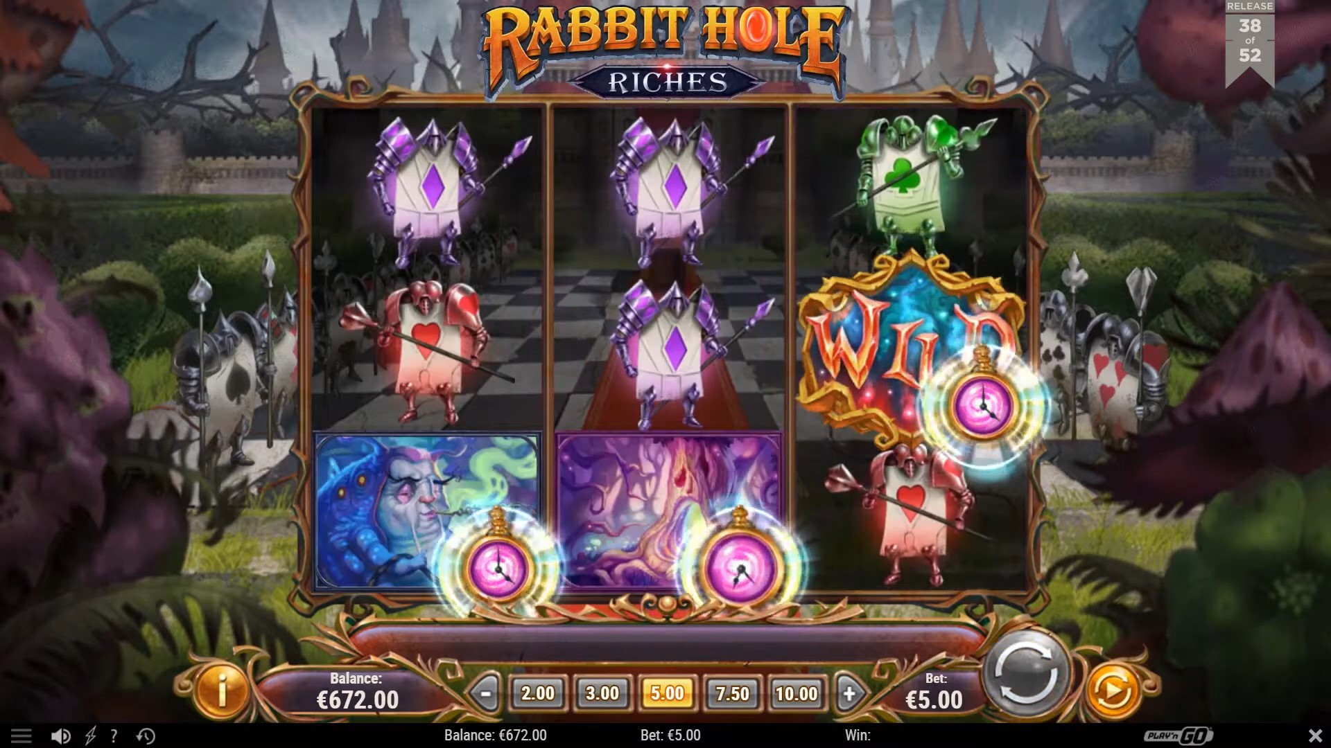 Rabbit Hole Riches grid Playn GO