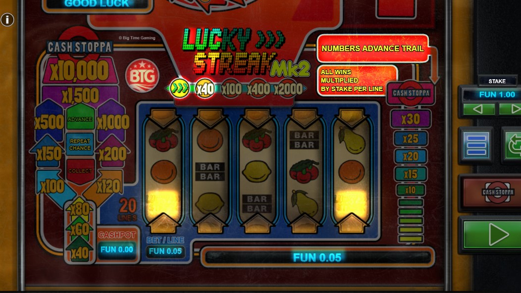 Lucky Streak Mk2 2 Big Time Gaming