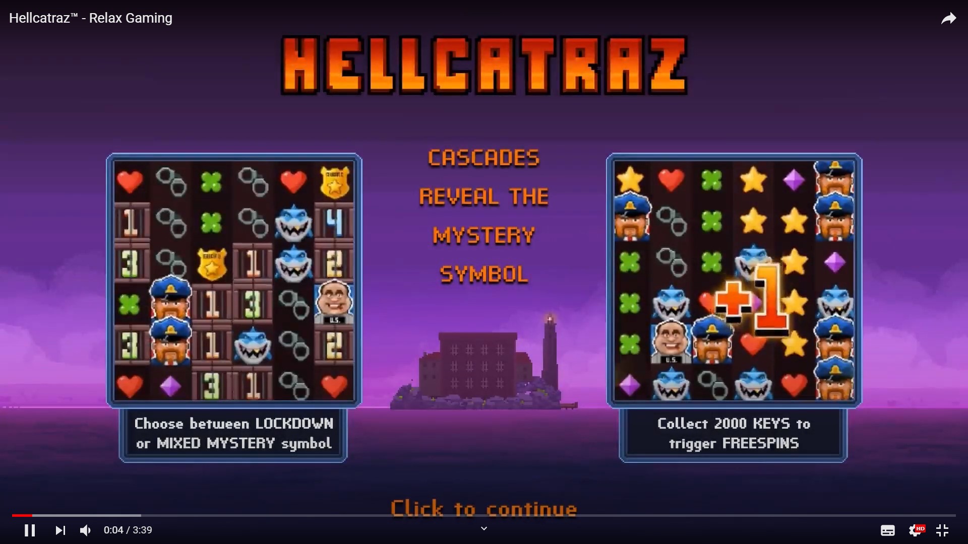 Hellcatraz link Relax Gaming