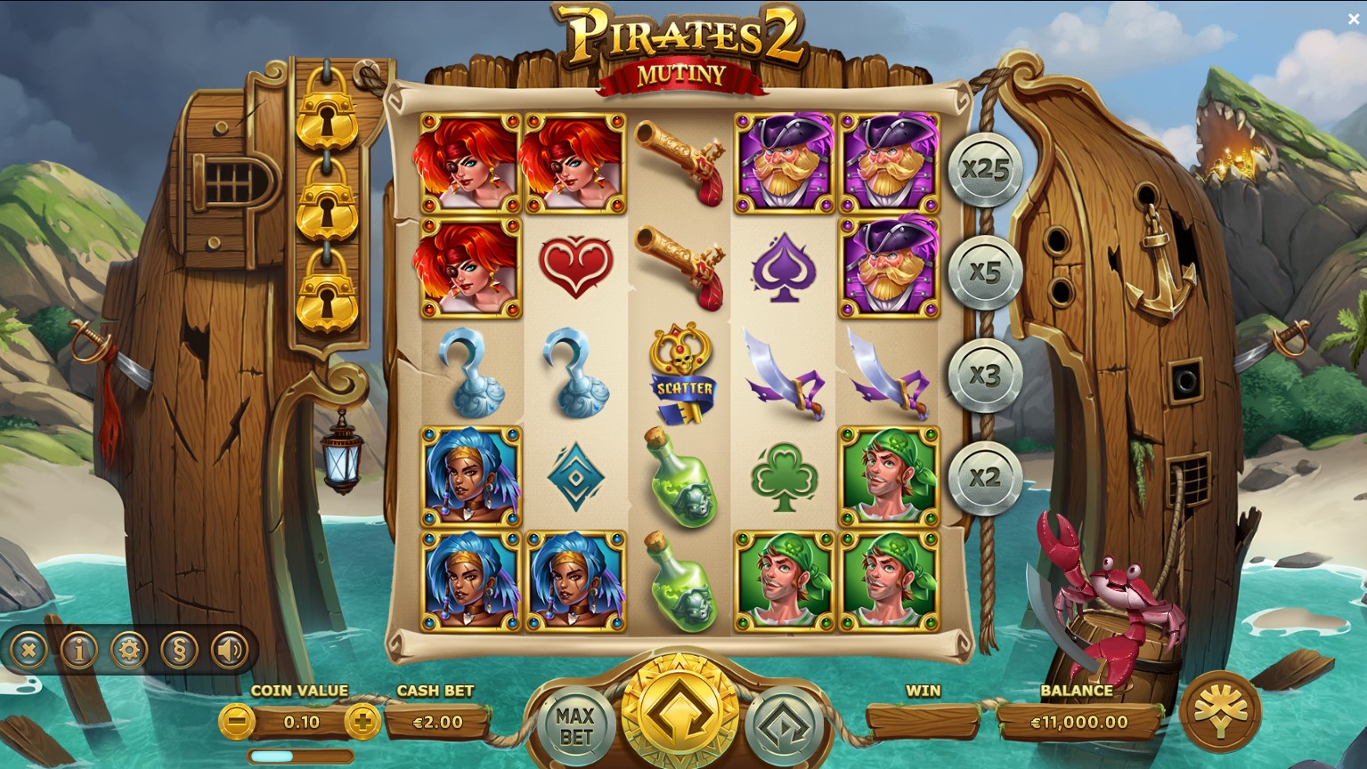 Pirates 2 Mutiny Yggdrasil