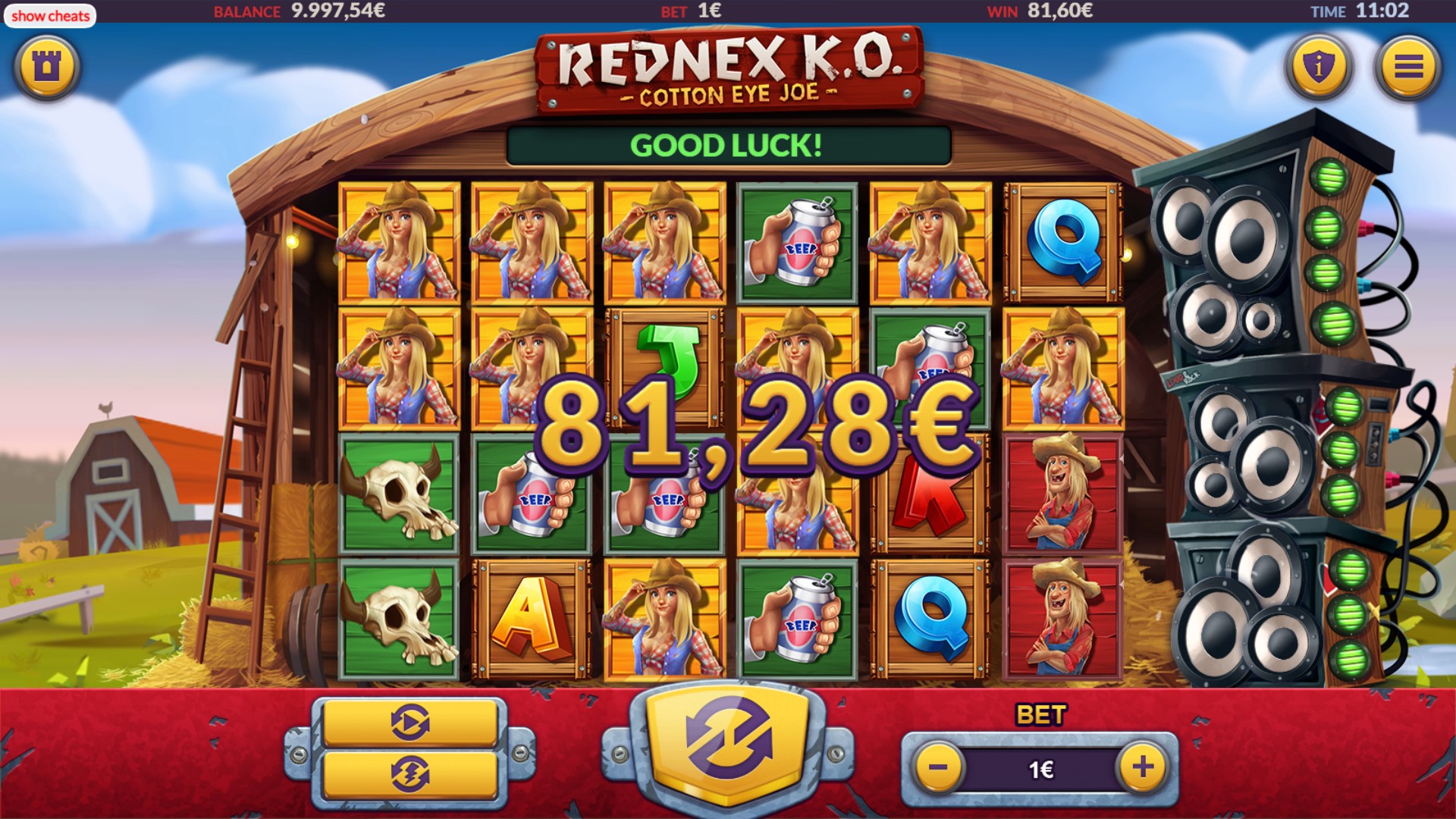 Rednex K.O 10 Green Jade Games