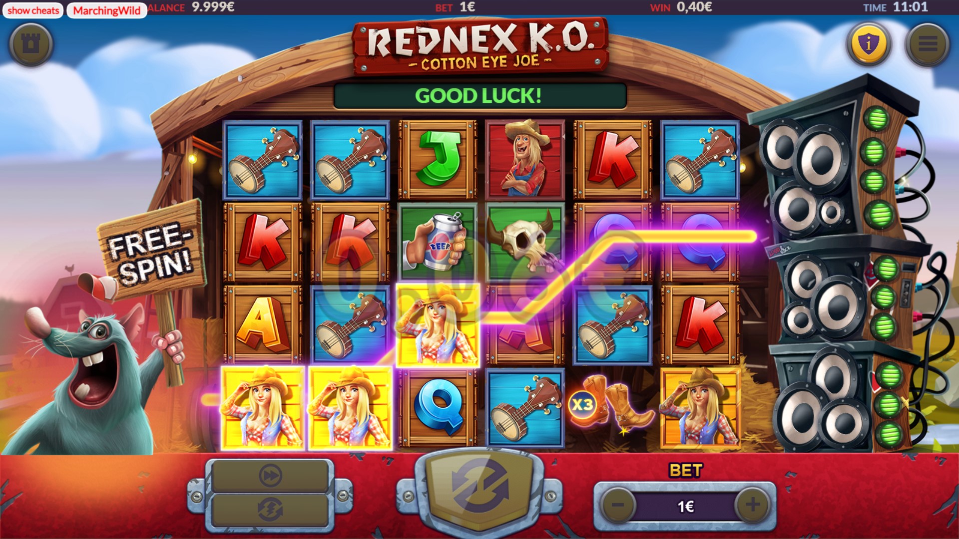 Rednex K.O 9 Green Jade Games