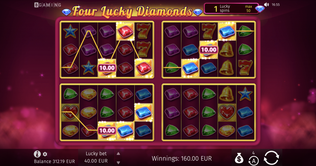 Four Lucky Diamonds 1