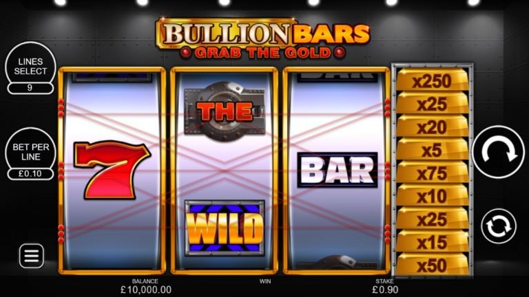 Bullion Bars – Grab the Gold  Inspired Entertainment