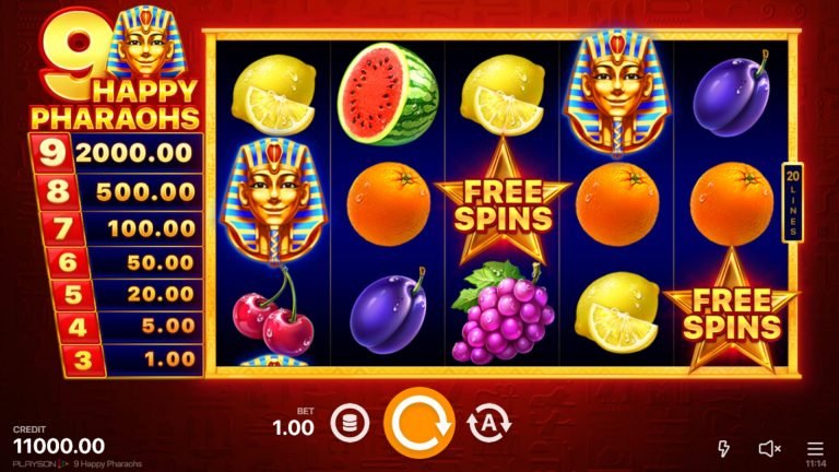 Playson has put the ‘thrills’ at the top of the pyramid with its recent inclusion to its Timeless Fruits Slots series with 9 Happy Pharaohs.