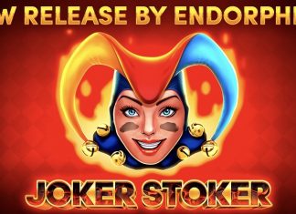 Joker Stoker, Endorphina's latest release, is a 5x4, 40-payline slot with features including a Wild Symbol, Free Games and a virtual Dealer.
