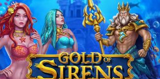 Feature image of Evoplay's latest slot title Gold of Sirens, an underwater Poseidon adventure