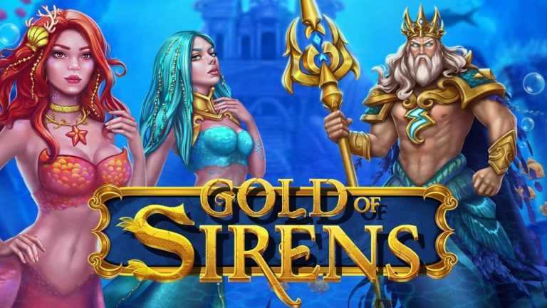 Feature image of Evoplay's latest slot title Gold of Sirens, an underwater Poseidon adventure