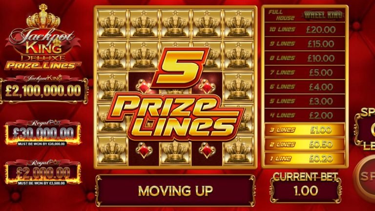 Jackpot King Prize Lines  Blueprint Gaming