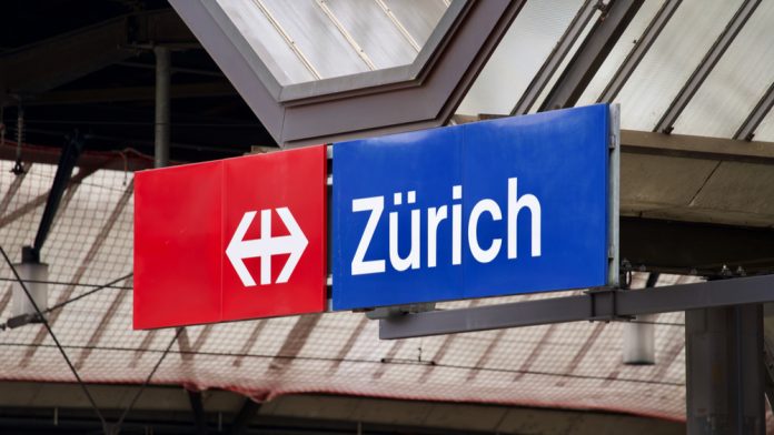 Zurich sign as the country allows slot machines outside for the first time since 1994