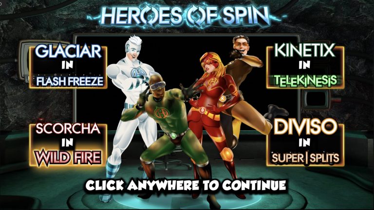 Enter the underworld of Spiniopolis and join heroes as they battle the evil forces of the reels in Playzido’s new title, Heroes of Spin.