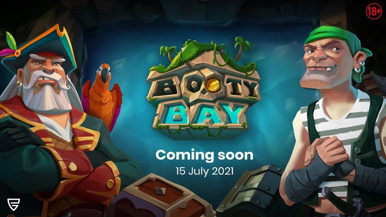 Booty Bay is a 5x5, cluster pay slot title which includes a Treasure Map feature that incorporates Swirling Rapids and Booty Wilds.