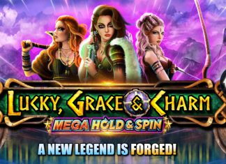Lucky, Grace & Charm is a 5x3, 10-payline slot where players can unlock a Hold & Spin feature, along with a free spins mode.