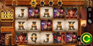 Players will need to keep their fingers on the trigger in Booming Games’ most recent Wild West adventure, Bang Bang.