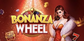 Bonanza Wheel is a 7×6, 117,649-payline video slot including a bonus game, a hidden scratch card, jackpot symbols and multipliers.