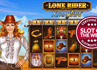 Swintt has lassoed our Slot of the Week award taking players on a ride to the Wild West with its latest title, Lone Rider XtraWays.