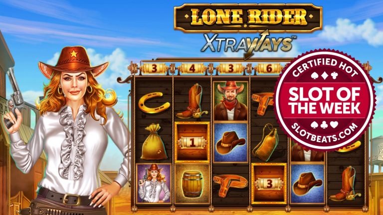 Swintt has lassoed our Slot of the Week award taking players on a ride to the Wild West with its latest title, Lone Rider XtraWays.