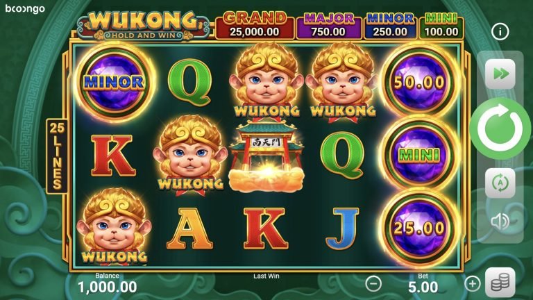 Booongo takes players on an Asian adventure deep into the jungle with its new title, Wukong: Hold and Win.