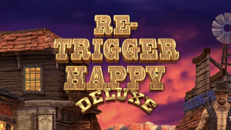 Re-Trigger Happy Deluxe is a 5x3, 10-payline video slot with features including a doubling wild symbol and a Free Spins Bonus Round.