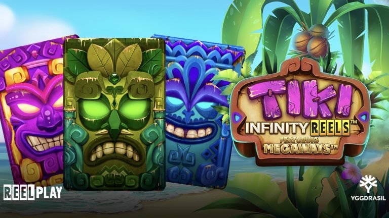 Tiki Infinity Reels Megaways is a 3x3, infinite-payline video slot with features including infinity reels, infinity bonus and free spins.