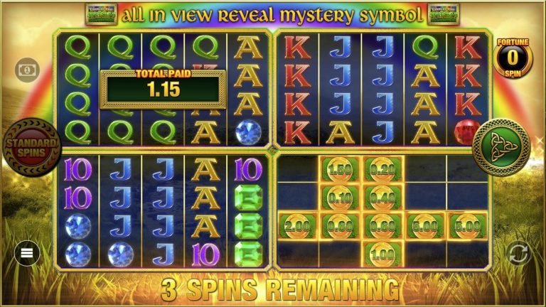 Luck O’ the Irish Fortune Spins 2 offers four 5x4 grids. The 20-payline video slot features upgraded graphics and a money spins bonus feature.