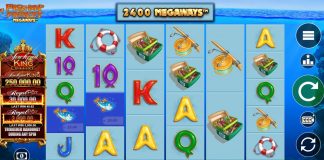 Fishin’ Frenzy Megaways is a six-reel slot that can see up to seven symbols on each reel and includes free spins and progressive jackpot.
