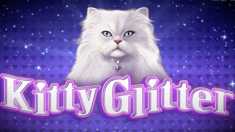 Kitty Glitter is a 5x3, 30-payline video slot with features including a free spins bonus, four lucky cats and retriggers.