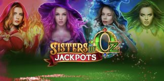 Sisters of Oz: Jackpots is a 5x4, 20-payline video slot with features including free spins, synchronised reels and bonus features.