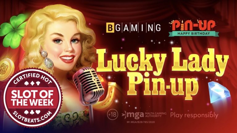 BGaming celebrates Pin-Up Casino as it claims our Slot of the Week award with an all new custom retro-style slot, Lucky Lady Pin-Up.