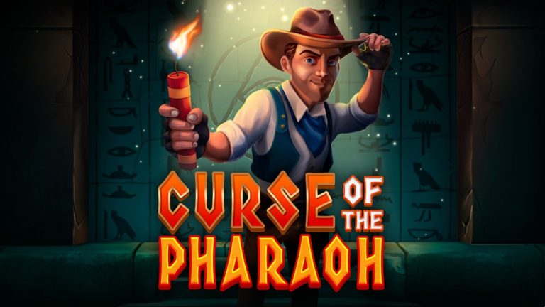 Curse of Pharaoh is a 5x3, 20-payline video slot with features including cascading wins, free spins, multipliers and a bonus buy option.