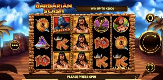 Join the Barbarians daily struggle to survive in Amigo Gaming’s most recent addition to its portfolio with Barbarian Stash.